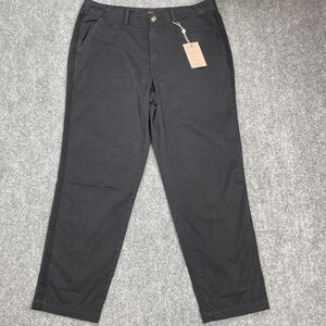 Quince Stretch Cotton Twill Girlfriend Chino Pant Sz 31 (33X27) Black New W Tags